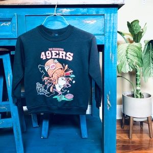 Vintage Kid San Francisco 49ers NFL Sweater Sun L